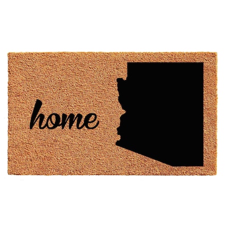 Calloway Mills Entrance Mat, Coir, Natural, Black 105502436